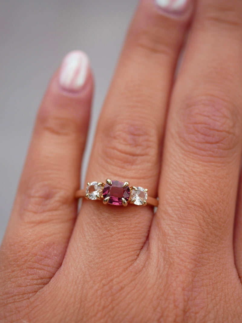 Garnet Cocktail Ring