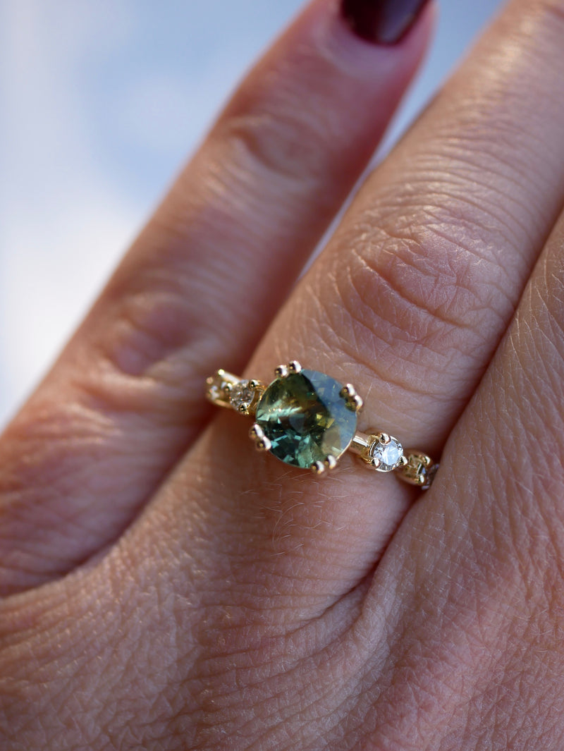 Parti Sapphire Distance Ring