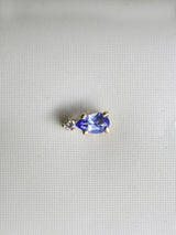 Tanzanite Pear Studs - Emily Warden Designs