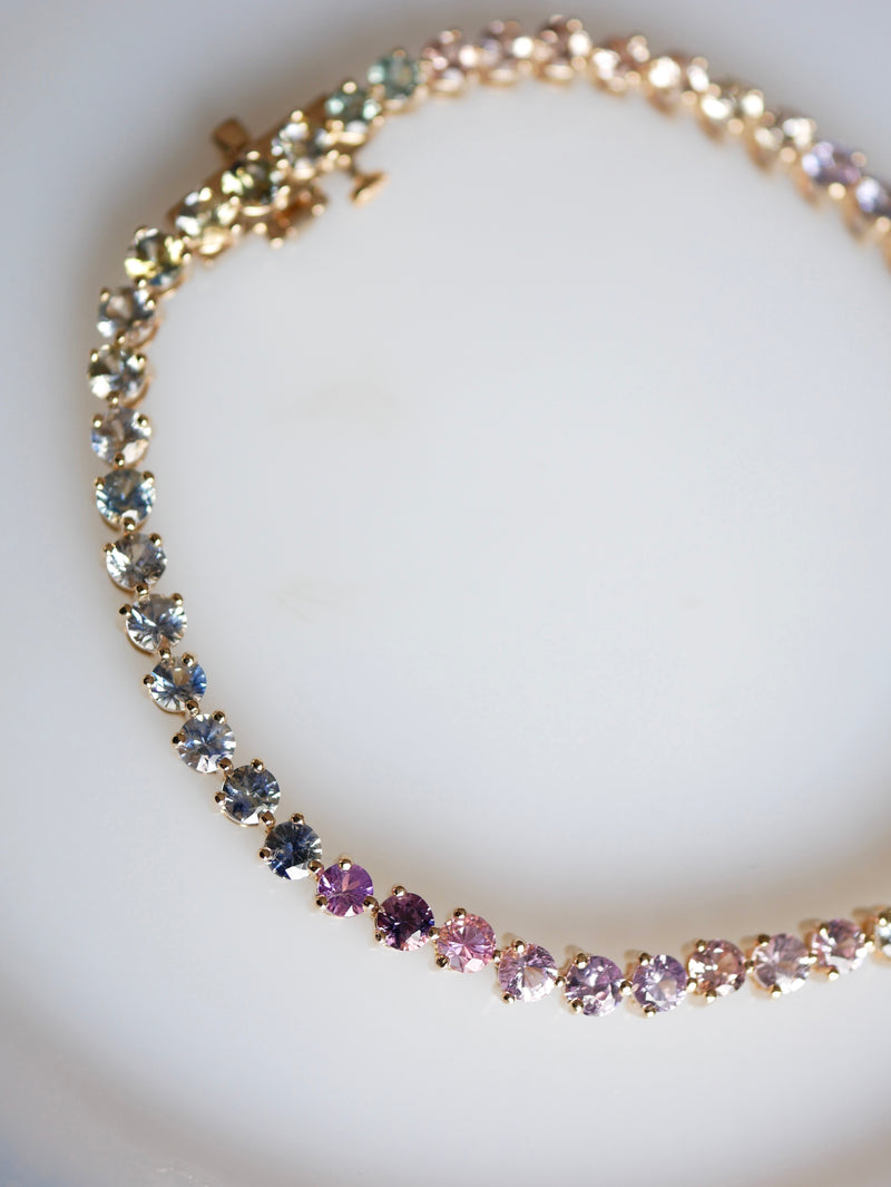 Sapphire Gradient Tennis Bracelet