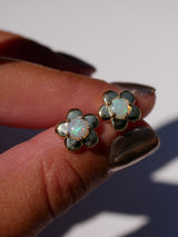 Opal Flower Power Studs