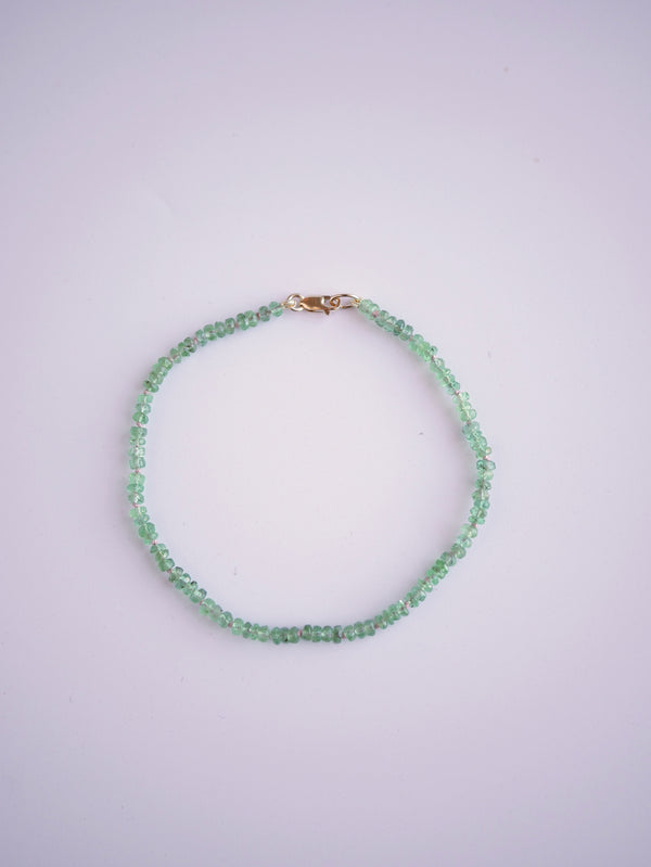 Beaded Emerald Bracelet