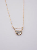 Diamond Halfmoon Pendant