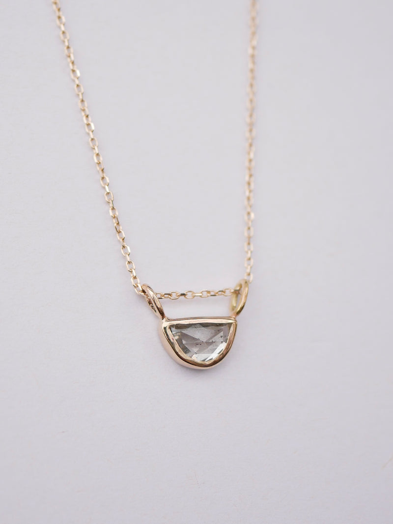 Diamond Halfmoon Pendant