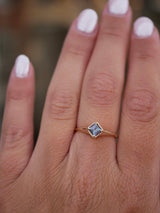 June Alexandrite Signet Ring