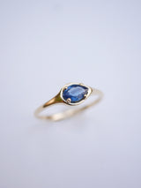 September Sapphire Signet Ring