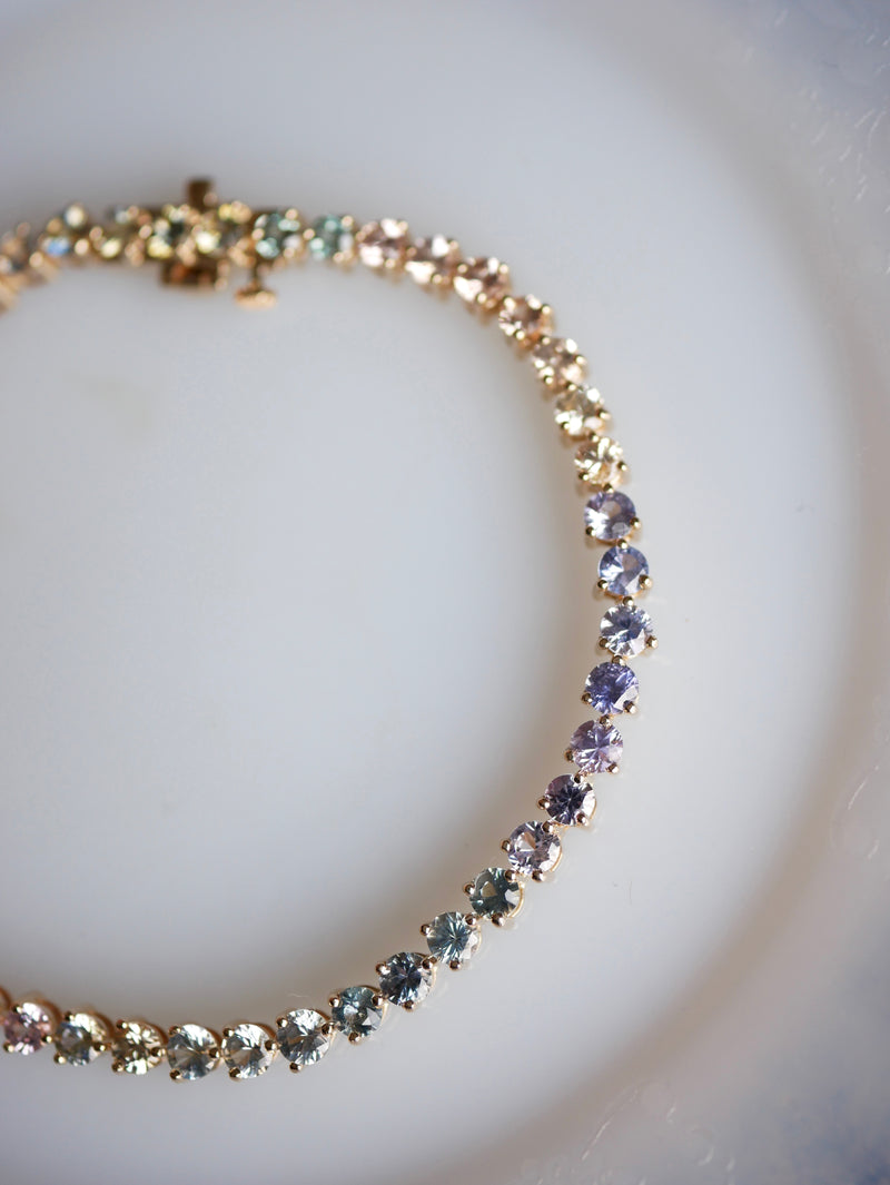 Sapphire Gradient Tennis Bracelet