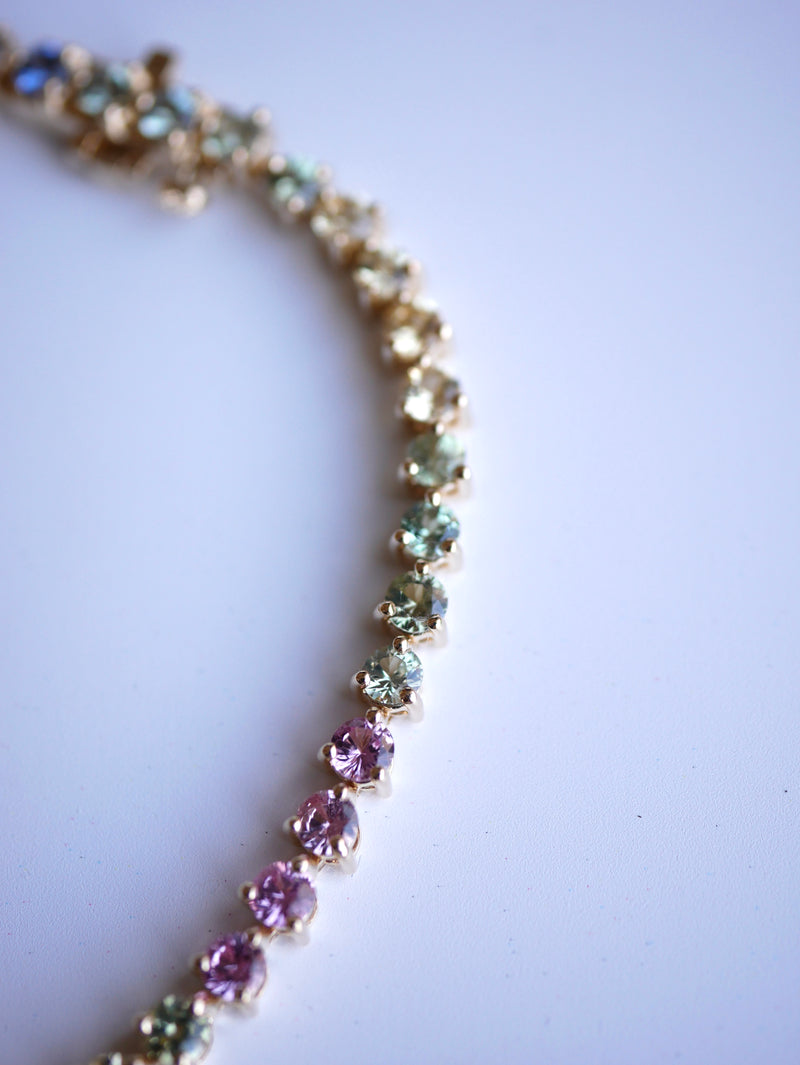 Sapphire Gradient Tennis Bracelet