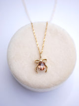 Golden Topaz Ribbon Pendant