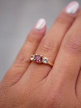 Garnet Cocktail Ring