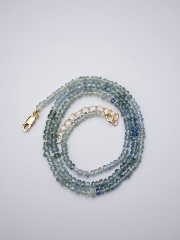 Montana Sapphire Beaded Necklace