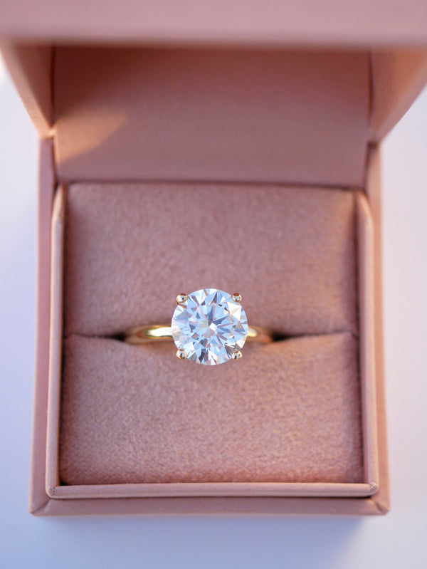 Round Diamond Solitaire Ring