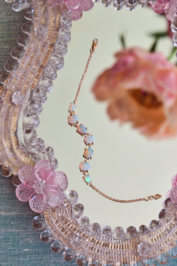 Australian Opal Chain Bracelet