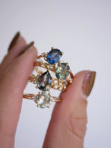 Pear Sapphire Athena Ring