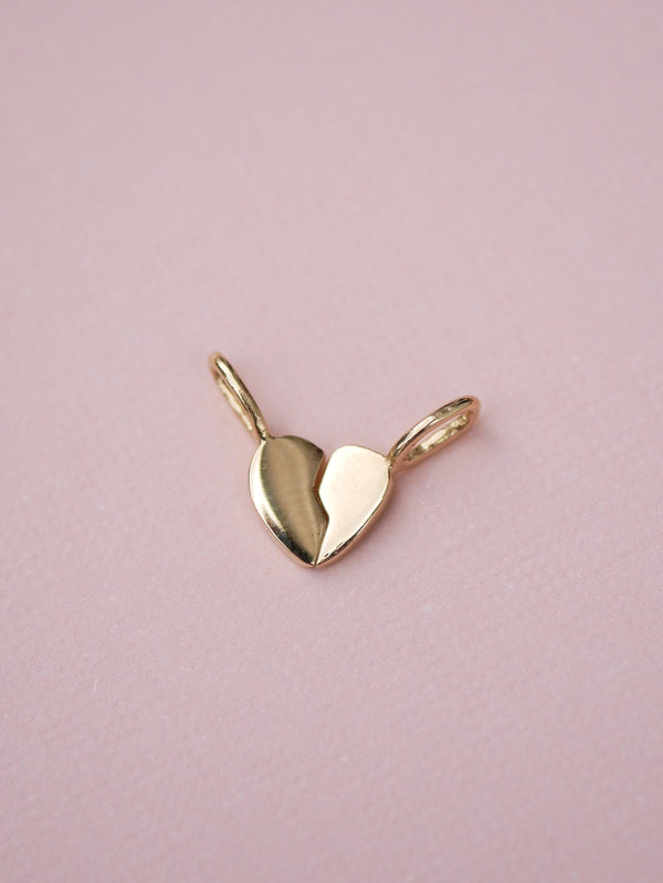 BFF Heart Charm