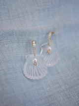 Dew Drops - Large Rock Crystal Shell