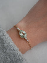 Prasiolite Corsage Bracelet