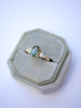 Green Sapphire James Ring