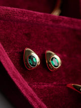 Emerald Roman Hoops