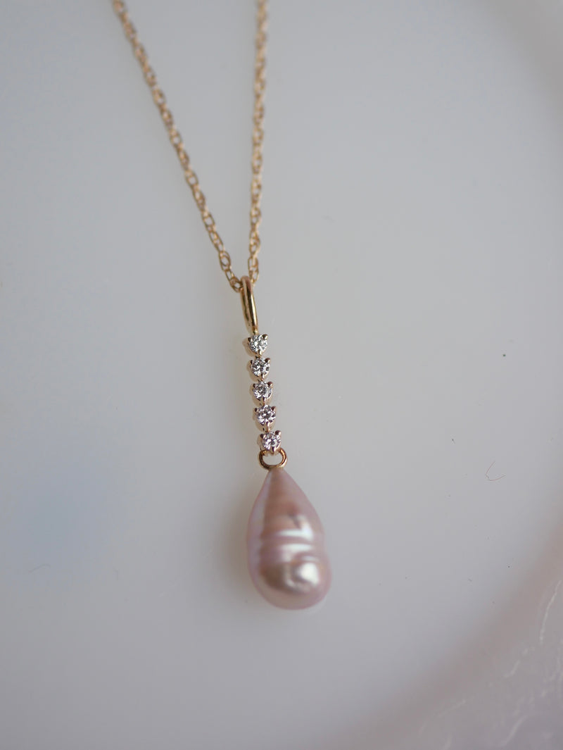 Diamond & Pearl Lariat