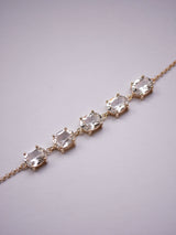 White Sapphire Chain Bracelet