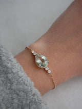 Prasiolite Corsage Bracelet