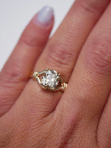 Cushion Lover’s Knot Ring
