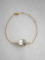 Prasiolite Corsage Bracelet