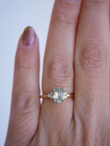 Mint Sapphire Trio Ring