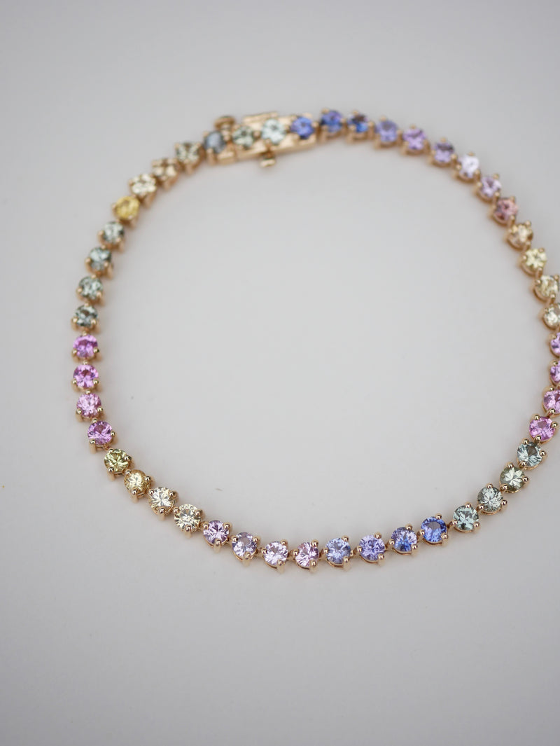 Sapphire Gradient Tennis Bracelet