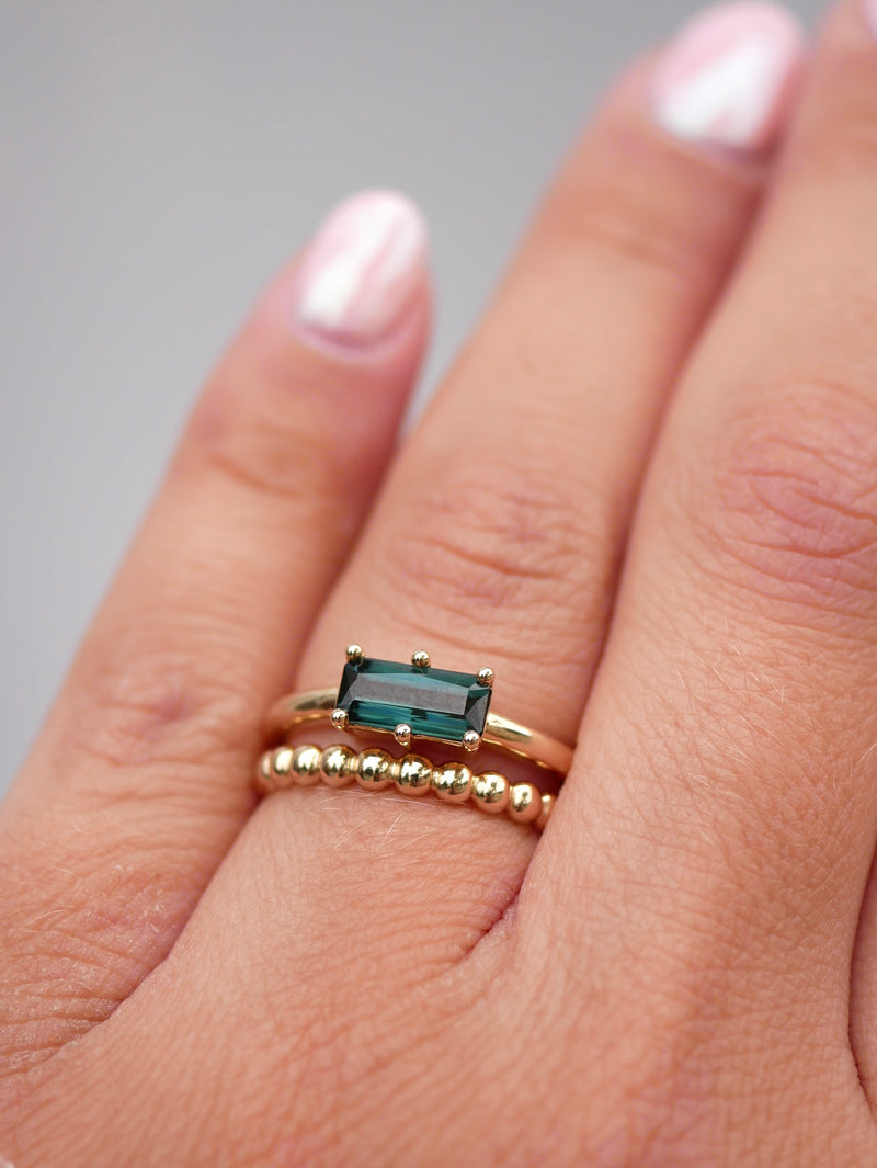 Tourmaline Prong Ring