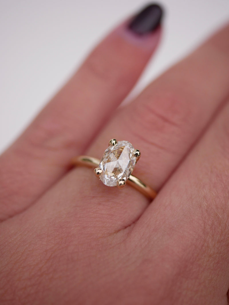 Rosecut Diamond Hidden Halo