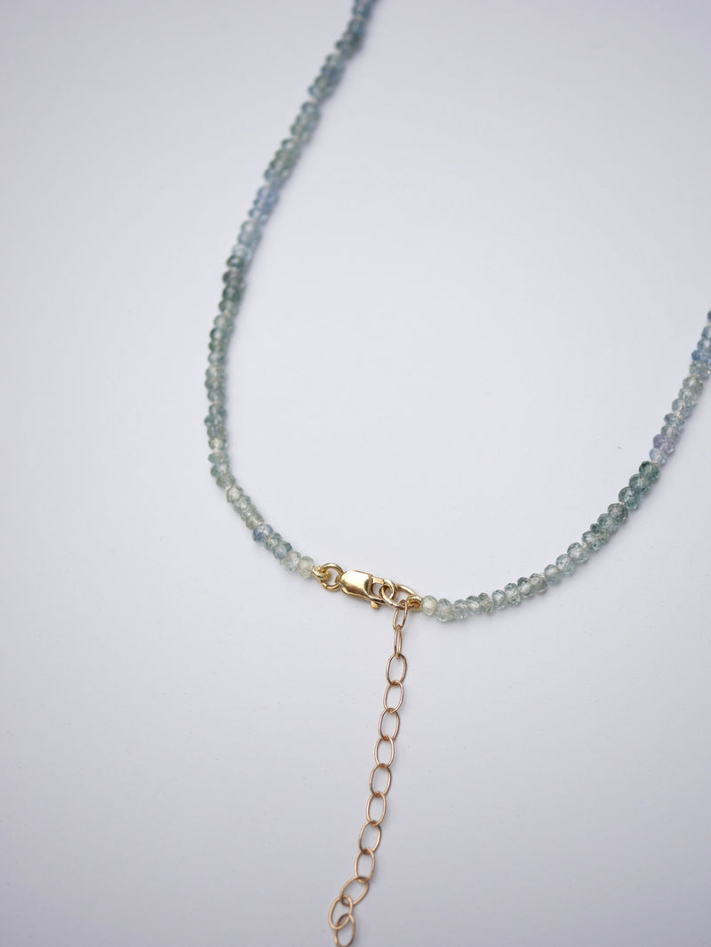 Montana Sapphire Beaded Necklace