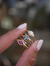 July Ruby Signet Ring