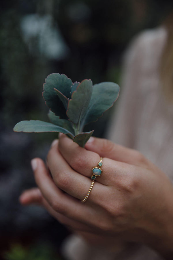 Beaded Stack Ring - Emily Warden Designs Site