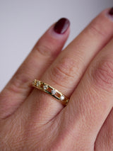 Floating Diamond Band