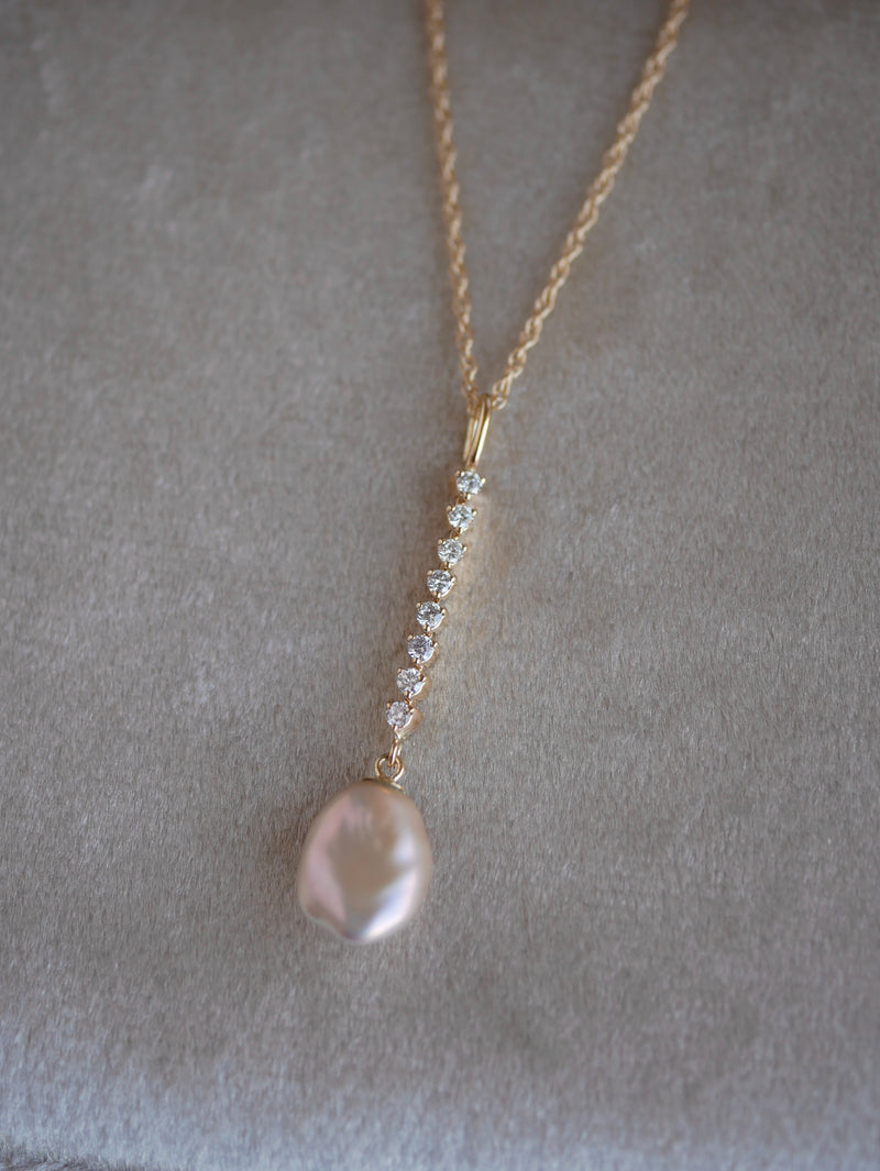 Diamond & Pearl Lariat