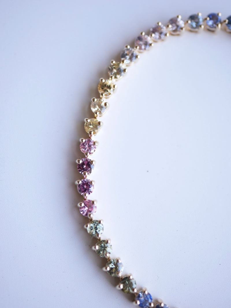 Sapphire Gradient Tennis Bracelet
