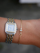 Diamond Baguette Lover's Clasp