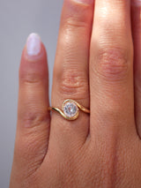 Pink Sapphire Nautilus Ring