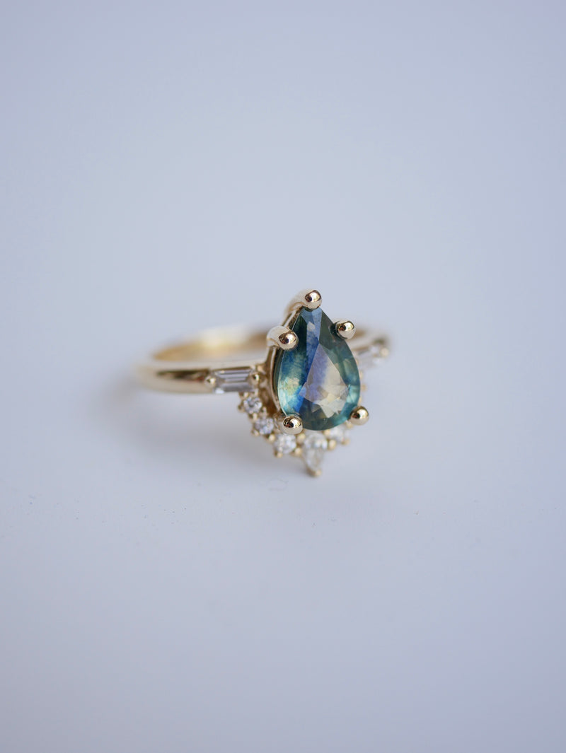 Parti Sapphire Clementine Ring