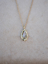 Champagne Diamond Pear Pendant No. 1