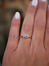 December Tanzanite Signet Ring
