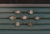 East West Cushion Diamond