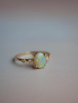 Opal Cherry Blossom Ring