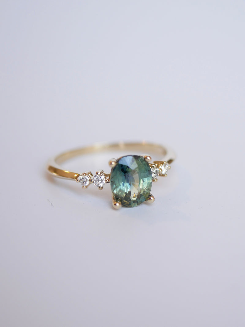 Parti Sapphire Drift Ring