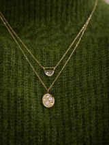 Diamond Halfmoon Pendant