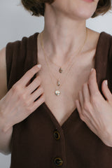 Champagne Diamond Pear Pendant No. 2