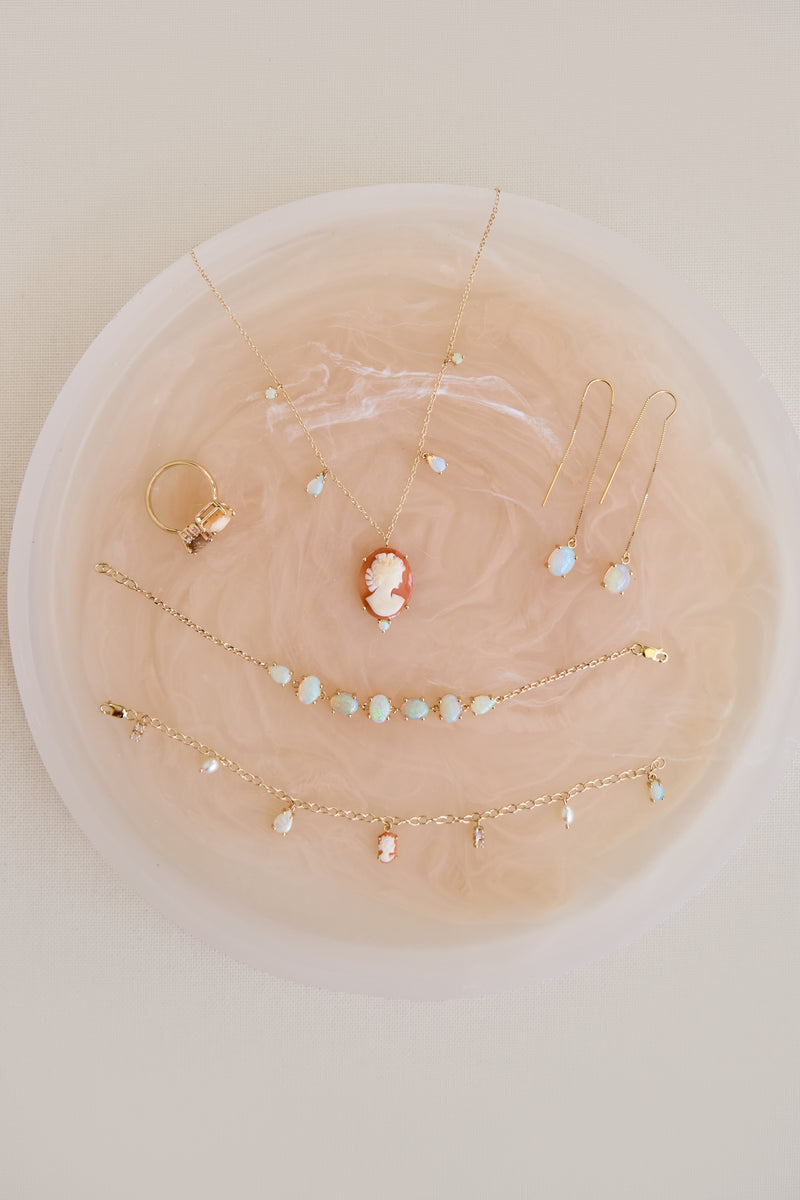 Australian Opal Chain Bracelet