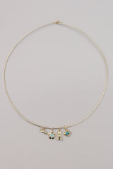 Golden Thread Clasp Necklace